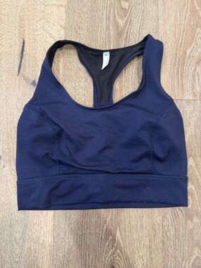 Free People Navy Racerback Sports Bra